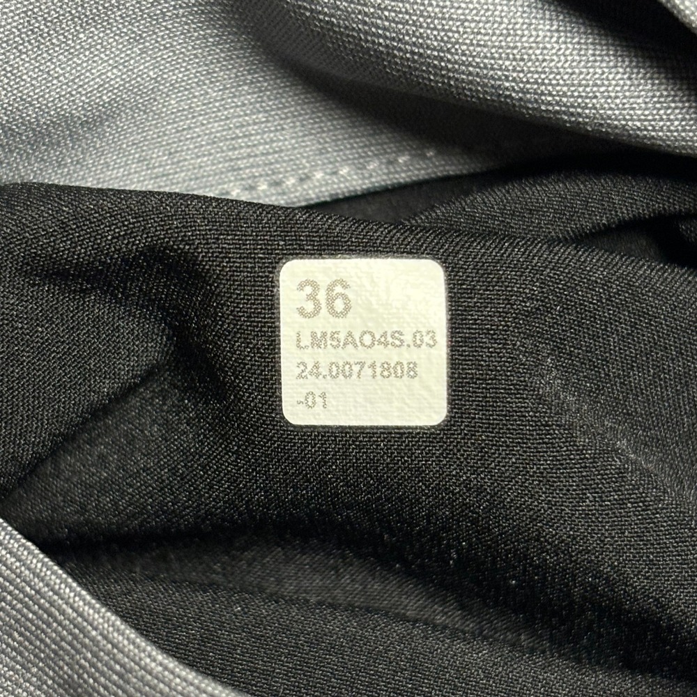 Lululemon Mens ABC Slim-Fit Trousers Warpstreme Size 36 Gray Chino Golf M5AO4S - Picture 11 of 11